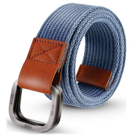 Itiezy Mens Canvas Belts Cloth Fabric Web Belt 1 12 For Casual Jeans