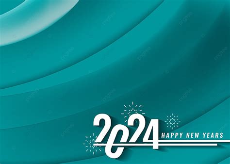 Simple 2024 New Years Background Vector 2024 New Year Happy New Year