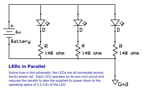 The quick answer here is this. Wiring Multiple LEDs | TechDose.com