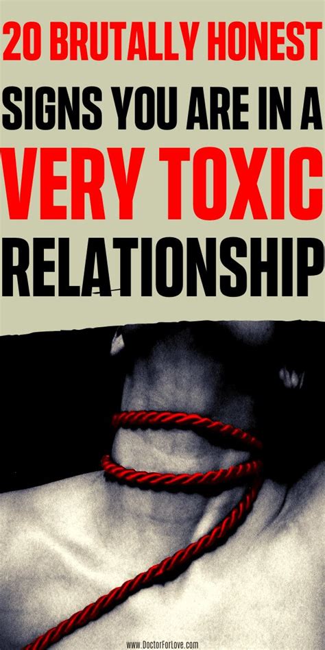 20 Obvious Signs Of A Toxic Relationship Toxic Relationships