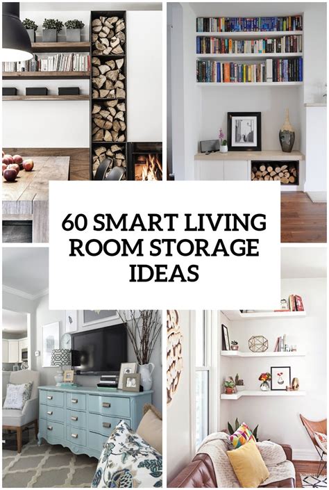 60 Simple But Smart Living Room Storage Ideas Digsdigs