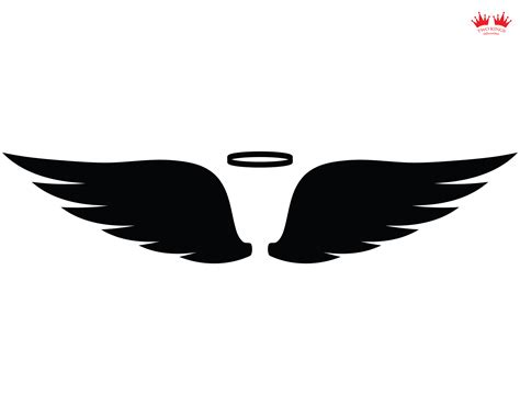 Angel Wings Svg Wings Svg Angel Wings Silhouette Svg Angel Wings Clip Art Svg Mail