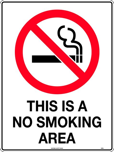 Printable No Smoking Signage