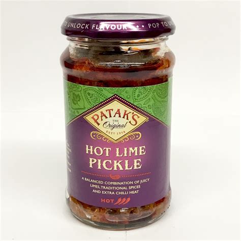 Pataks Hot Lime Pickle 283g Wah Hing