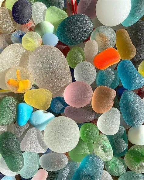 Beautiful and Colourful Sea Stones : oddlysatisfying