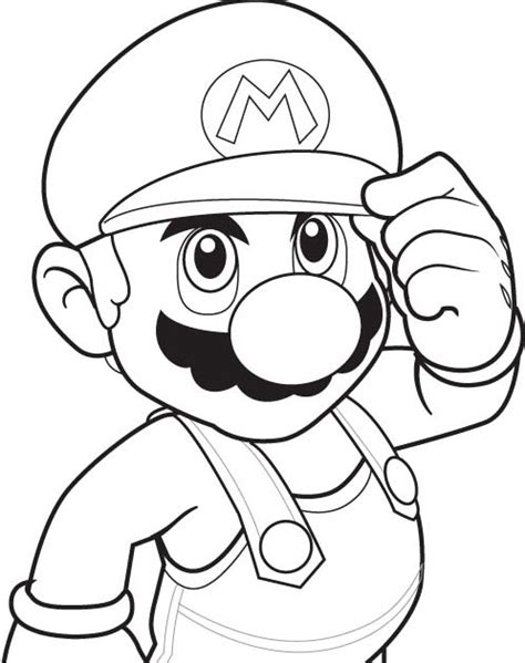 Planse De Colorat Super Mario