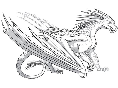 How To Draw A Dragon From Wings Of Fire Step By Step