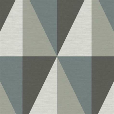 Wallpaper Geo Teal By Fine Decor Collection A Street