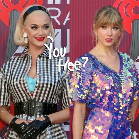 Katy Perry Teases She S Open To Making Music With Former Nemesis Taylor Swift Perez Hilton