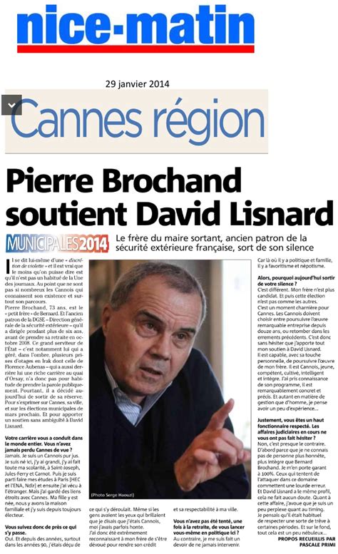 Pierre Brochand Soutient David Lisnard David Lisnard