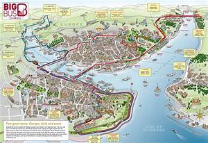 Tourist Map Of Istanbul Turkey