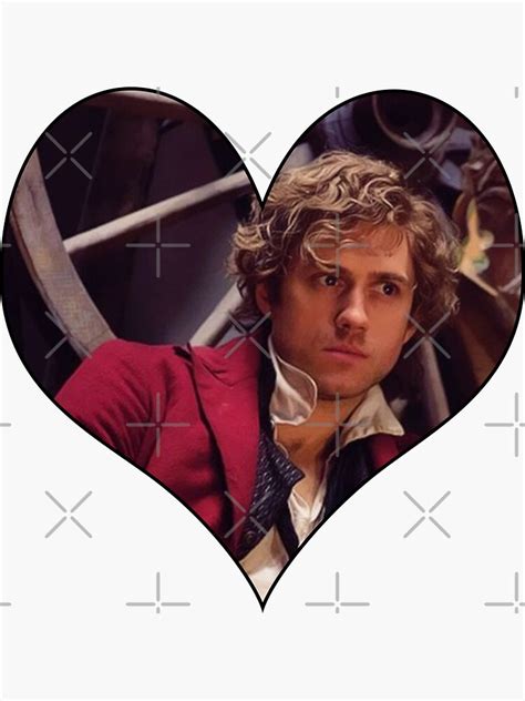 Aaron Tveitenjolras From Les Miserables In Heart Sticker By