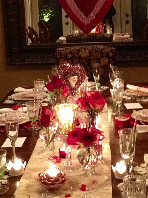 20 Valentines Day Dinner Table Decoration Ideas