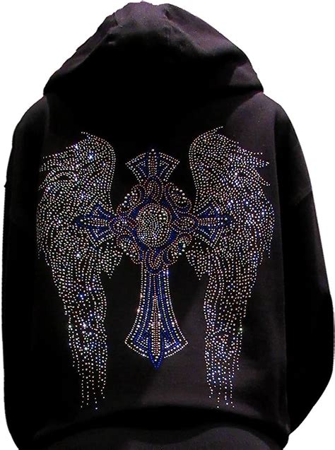 Navy Rhinestone Zip Hoodie Xl サイズ 大阪買付 Hblabelprintie