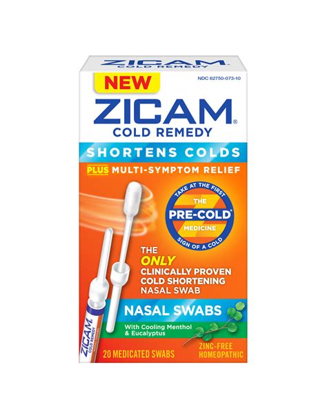 Zicam® Launches First Ever Cold Remedy Nasal Swab With Plant Based Ingredients Just In Time