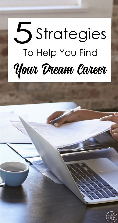 5 Strategies To Help You Find Your Dream Career Via Natalierbacon