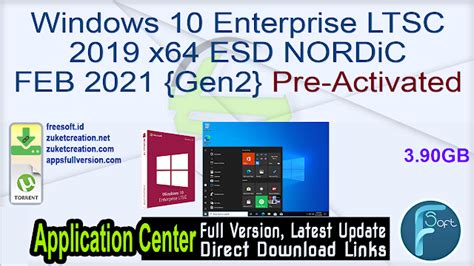 Windows 10 Enterprise Ltsc 2019 X64 Esd Nordic Feb 2021 Gen2 Pre