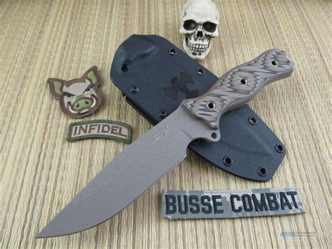 Busse Combat Knives Satin Jack Tac For Sale At
