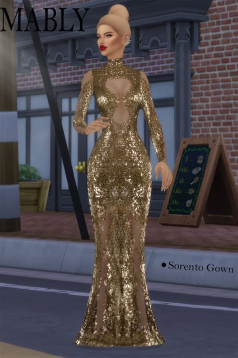 Mably Store Retexture Mably Sorento Gown Download Need Sims