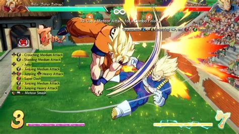 Goku Super Saiyan Combo Challenge Dragon Ball Fighterz Youtube