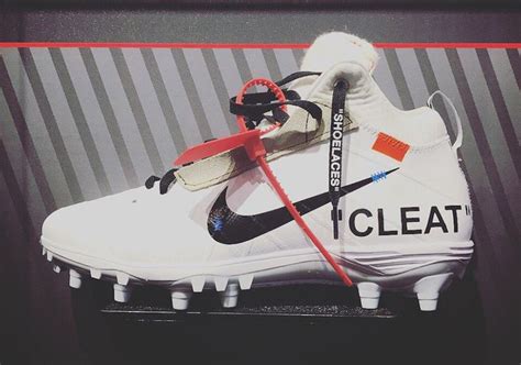 Check Out This Custom Off White X Nike Football Cleat Done By Mache