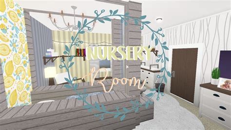 ~ info today i built a baby/kids bedroom with the new bloxburg update! BLOXBURG Nursery Room (Speedbuild) - YouTube