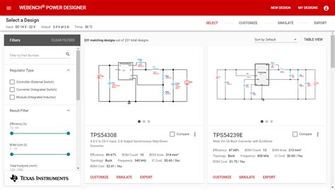 New WEBENCH® Power Designer is now even easier to use - Power