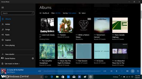 Groove music windows 10 app screenshot. Groove Music is here for Windows 10 and MSN Weather ...