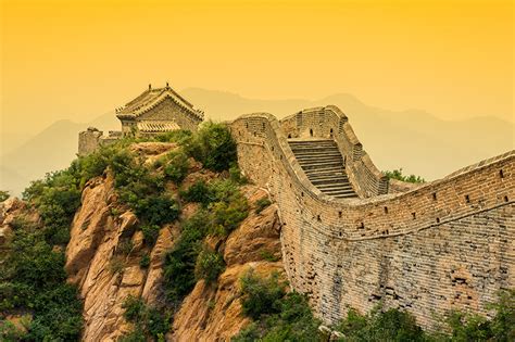 Wallpapers China Crag Nature Stairway The Great Wall Of