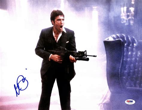 Al Pacino Signed Scarface 11x14 Photo Psa Loa Pristine Auction