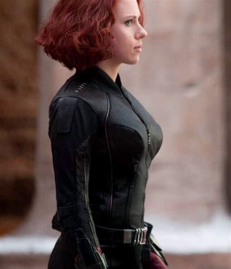 Avengers Natasha Romanoff Black Widow Leather Jacket William Jacket