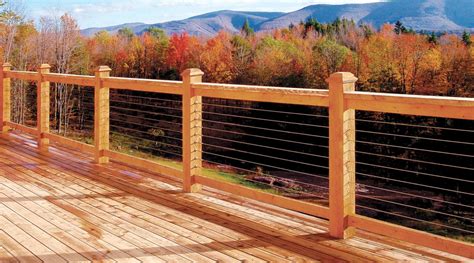 This railing is purely functional and definitely. How To Install Wire Deck Railing | MyCoffeepot.Org