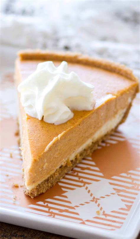 This Homemade Pumpkin Cheesecake Recipe Is Gluten Free A Layer Of
