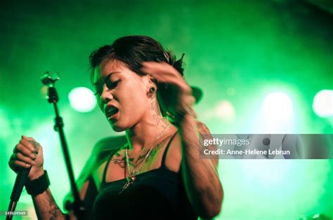 Kenda Legaspi Of The Creepshow Performs Live During A Concert At