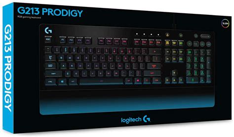 Logitech G213 Prodigy Gaming Keyboard Rgb Lightsync Backlit Keys