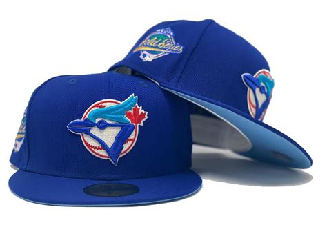 Toronto Blue Jays 1992 World Series Royal Icy Brim New Era Fitted Hat