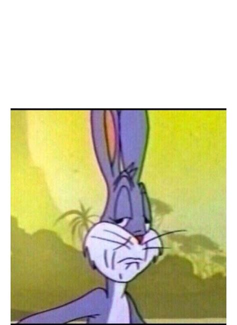 No Meme Face Bugs Bunny