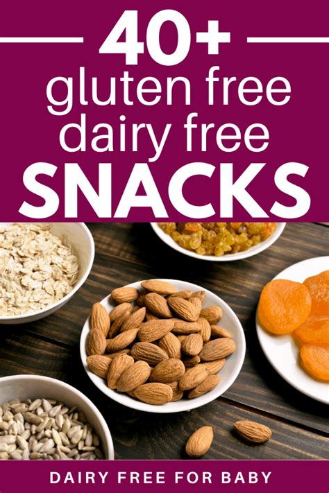 Gluten Free Dairy Free Snacks Store Bought Options And Recipes