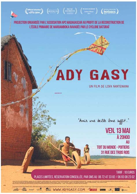 Film Ady Gasy 13 Mai 2022 Toit Du Monde Centre Social Interculturel