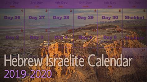 Hebrew Israelite Calendar 2023 Printable Word Searches