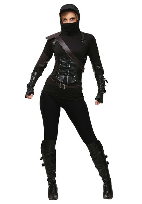 Womens Ninja Assassin Dark Costume