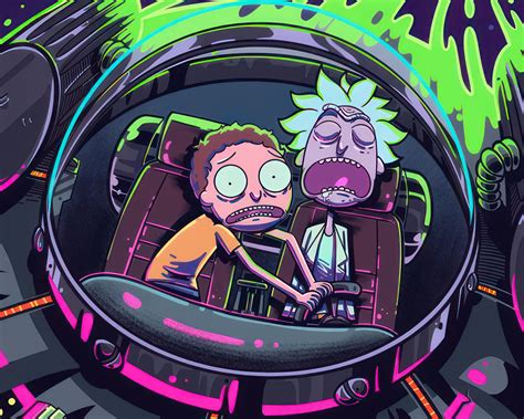 1280x1024 Rick And Morty Out Of Control 4k Wallpaper1280x1024