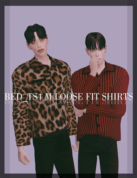 Iridescent — Bedts4 M Loose Fit Shirts Meshandtexture By