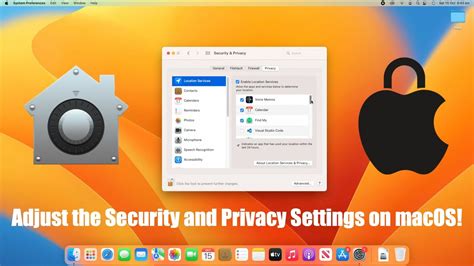 How To Adjust The Security And Privacy Settings On Macos Youtube