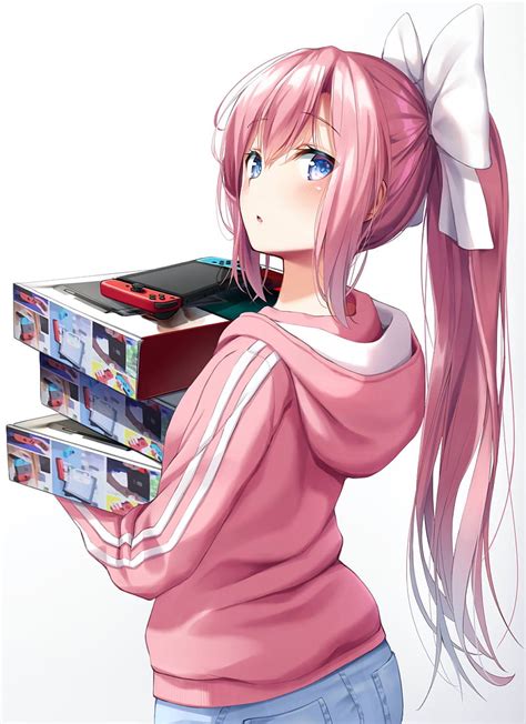 Anime Gamer Girl Wallpapers Top Free Anime Gamer Girl