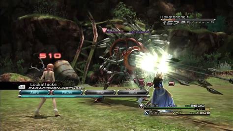 Final Fantasy Xiii Fight Against Esper Hekatoncheir Xbox