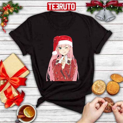 Zero Two Christmas Darling In The Franxx Unisex Sweatshirt Teeruto