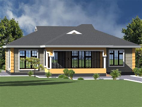 Modern 3 Bedroom Bungalow House Plans In Nigeria ~ Nigeria House Designs Archives