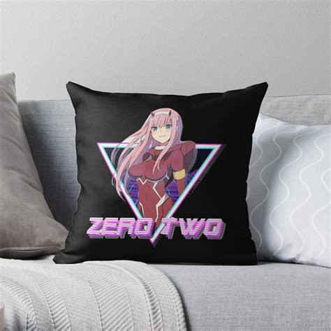 Zero Two Anime 8 Throw Pillow For Sale By Samereisheh Redbubble