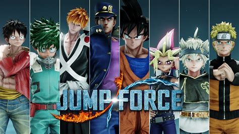 Jump Force All Characters Youtube
